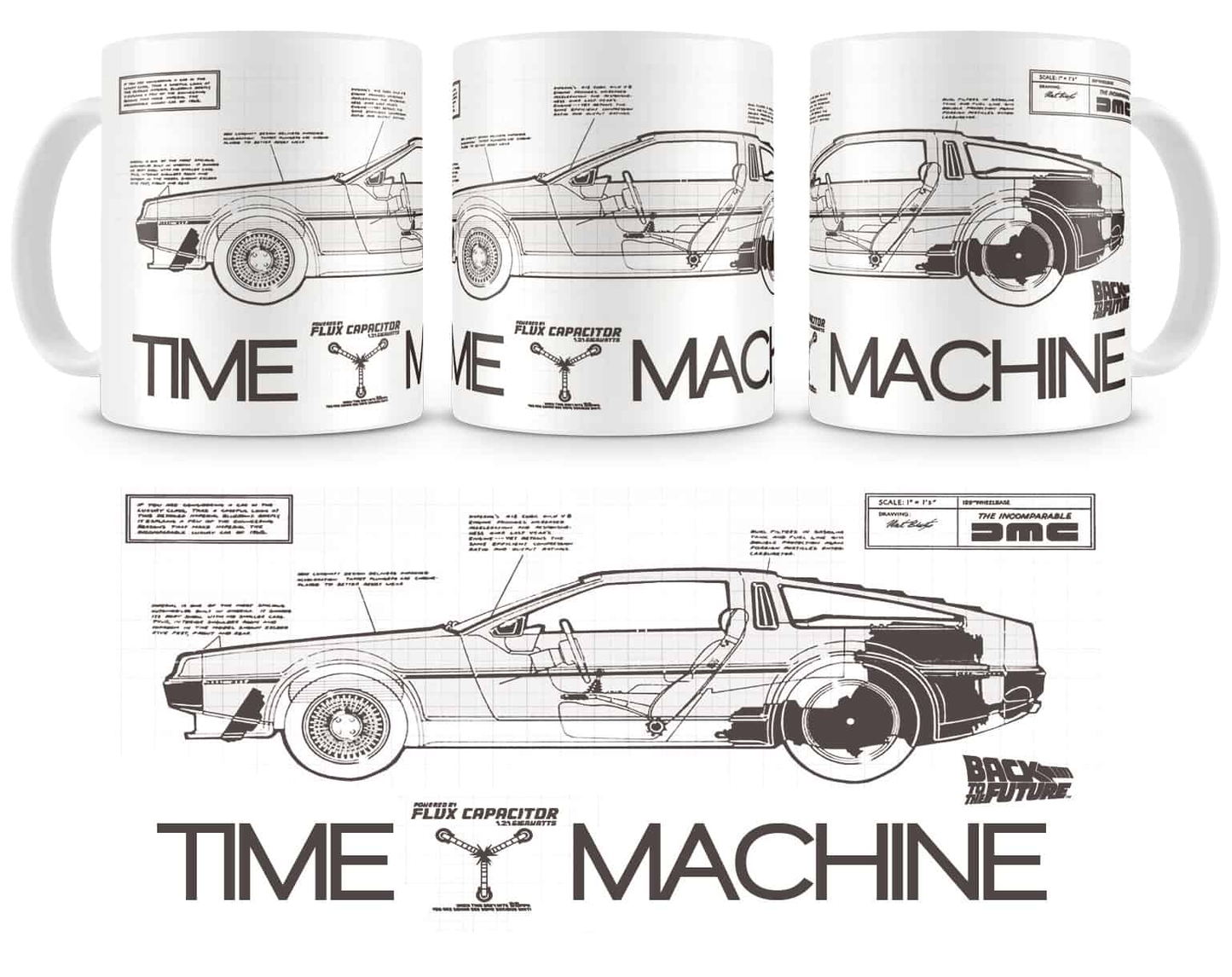 Back to the Future Mug - Time Machine 