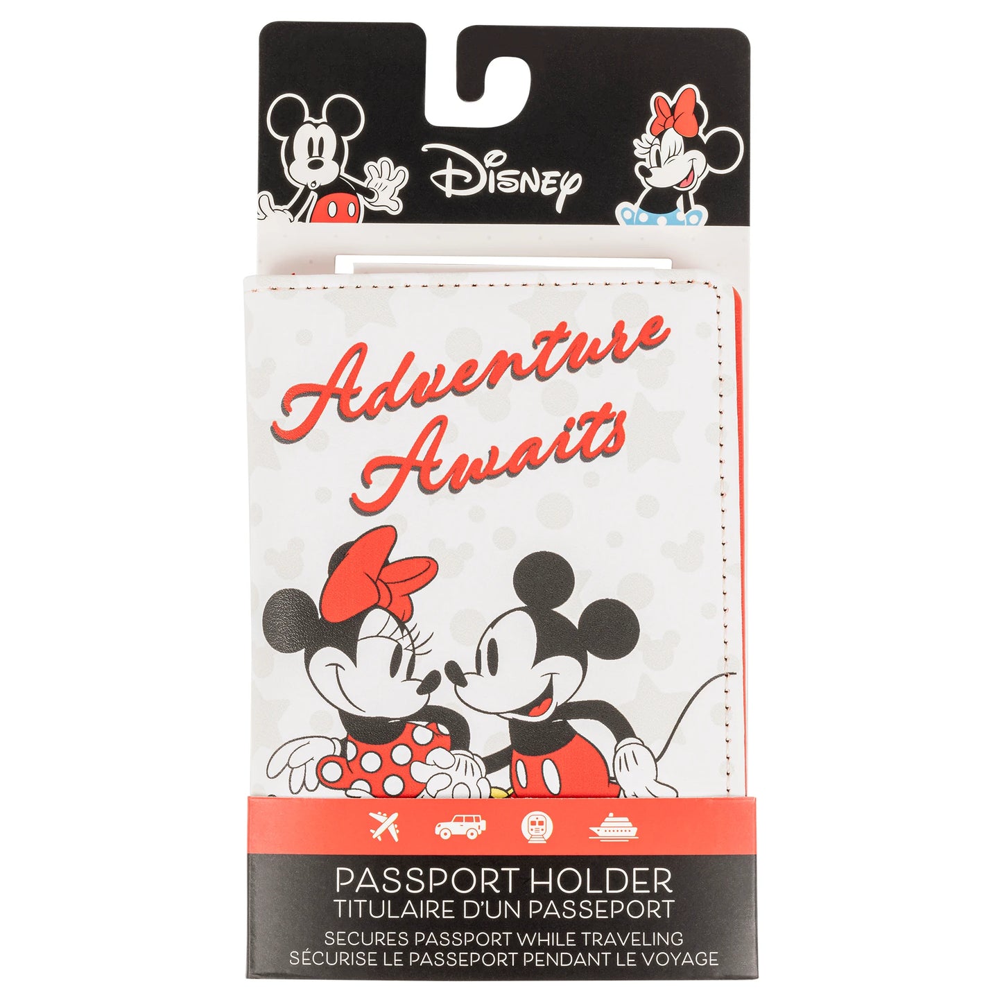 Housse de Protection pour Passeport Minnie & Mickey