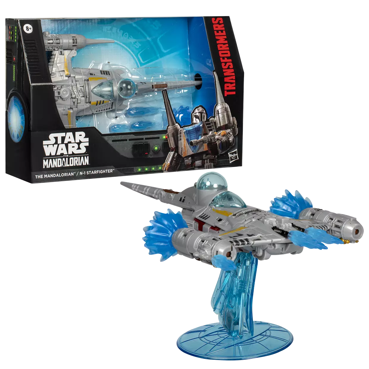 transformers collaborative star wars the mandalorian™ n 1 starfighter hasbro