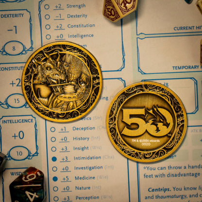 Pièce collector Dungeons & Dragons - 50th Anniversary Antique GoldPPièce collector Dungeons & Dragons - 50th Anniversary Antique GoldiPièce collector Dungeons & Dragons - 50th Anniversary Antique GoldèPièce collector Dungeons & Dragons - 50th Anniversary Antique GoldcPièce collector Dungeons & Dragons - 50th Anniversary Antique GoldePièce collector Dungeons & Dragons - 50th Anniversary Antique Gold Pièce collector Dungeons & Dragons - 50th Anniversary Antique GoldcPièce collector Dungeons & Dragons - 50th A