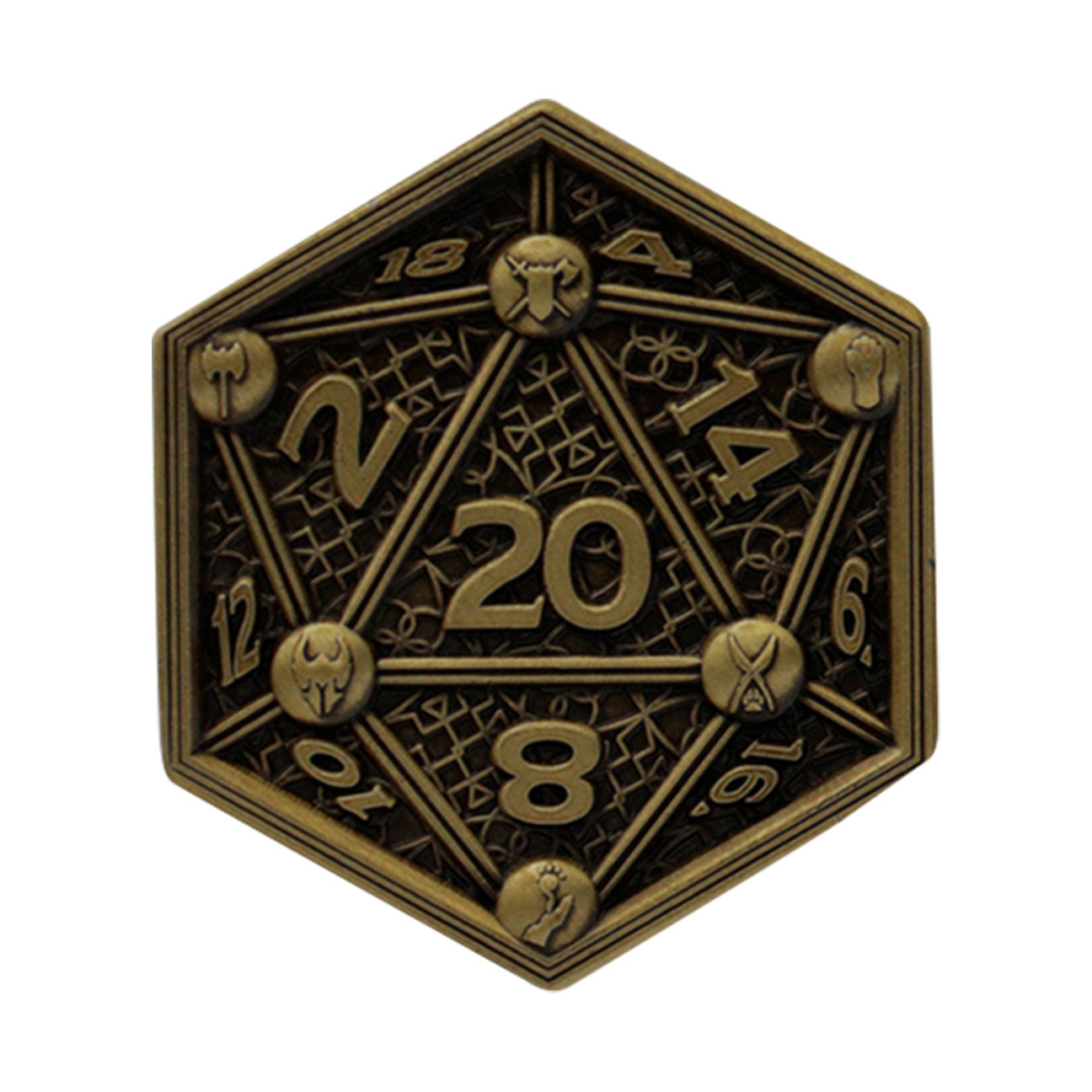 Pièce collector Dungeons & Dragons - Class Cards and D20 Flip