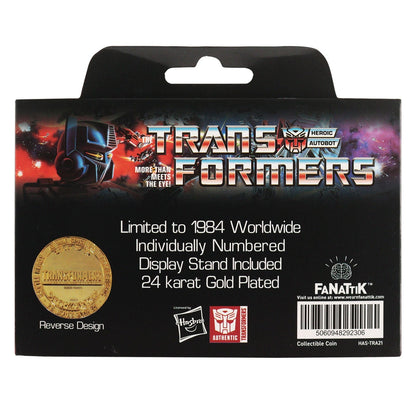 Pièce collector Transformers - 40th Anniversary 24K Gold PlatedPPièce collector Transformers - 40th Anniversary 24K Gold PlatediPièce collector Transformers - 40th Anniversary 24K Gold PlatedèPièce collector Transformers - 40th Anniversary 24K Gold PlatedcPièce collector Transformers - 40th Anniversary 24K Gold PlatedePièce collector Transformers - 40th Anniversary 24K Gold Plated Pièce collector Transformers - 40th Anniversary 24K Gold PlatedcPièce collector Transformers - 40th Anniversary 24K Gold Platedo