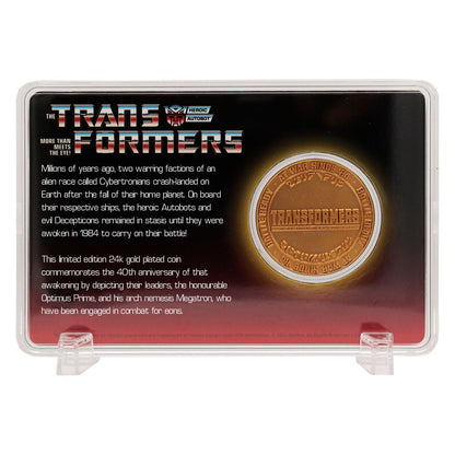 Pièce collector Transformers - 40th Anniversary 24K Gold PlatedPPièce collector Transformers - 40th Anniversary 24K Gold PlatediPièce collector Transformers - 40th Anniversary 24K Gold PlatedèPièce collector Transformers - 40th Anniversary 24K Gold PlatedcPièce collector Transformers - 40th Anniversary 24K Gold PlatedePièce collector Transformers - 40th Anniversary 24K Gold Plated Pièce collector Transformers - 40th Anniversary 24K Gold PlatedcPièce collector Transformers - 40th Anniversary 24K Gold Platedo