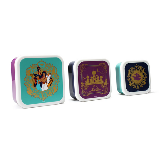 Set de 3 boîtes à goûter Disney - Aladdin