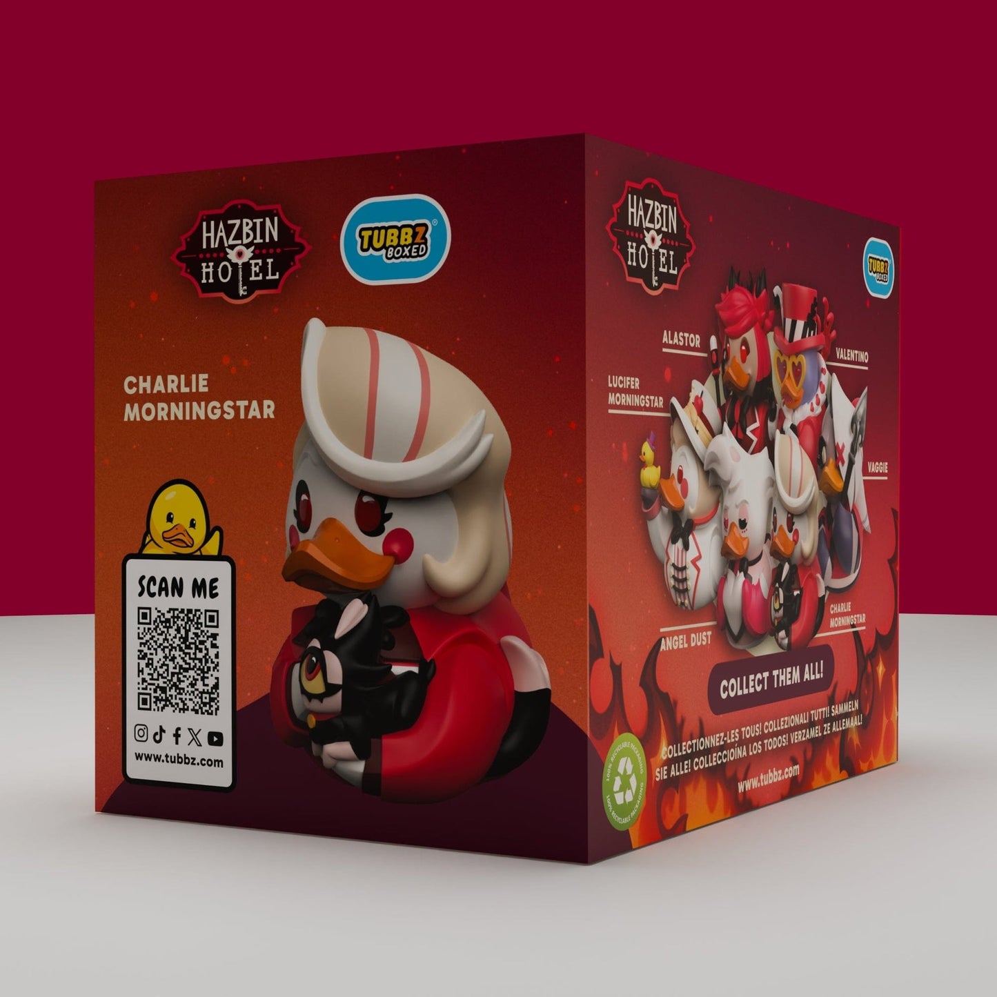 Canard Hazbin Hotel: Charlie Morningstar TUBBZ (Boxed Edition) - vue 3