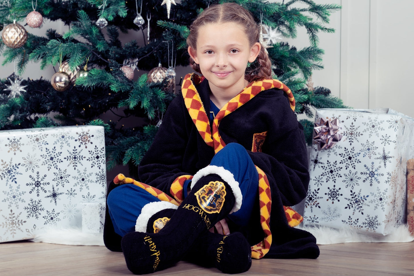 Chaussettes – Harry Potter Slippery – noir