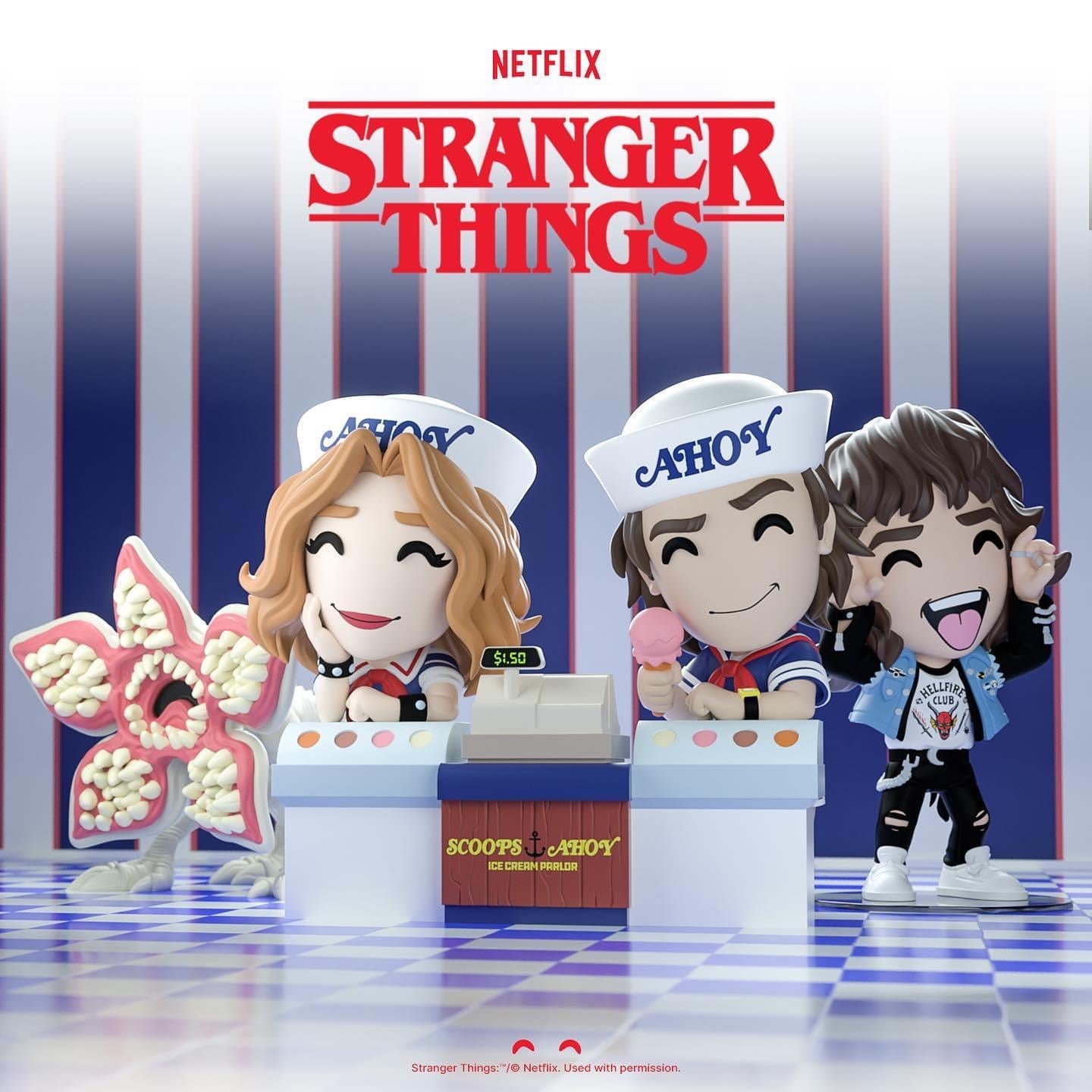 Stranger Things Vinyl figurine Scoops Ahoy Scoops Ahoy Youtooz Netflix