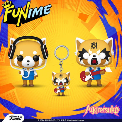 Pop! Aggretsuko met koptelefoon