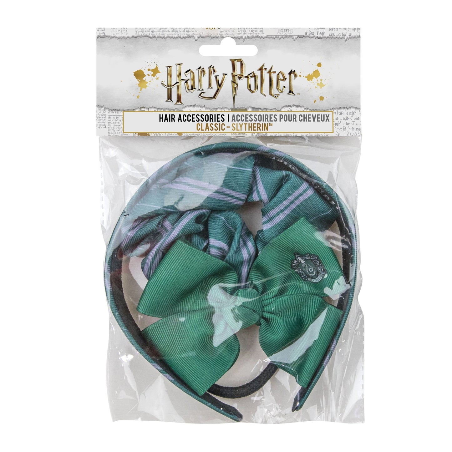 *Set de 3 Accessoires Cheveux Serpentard Classique