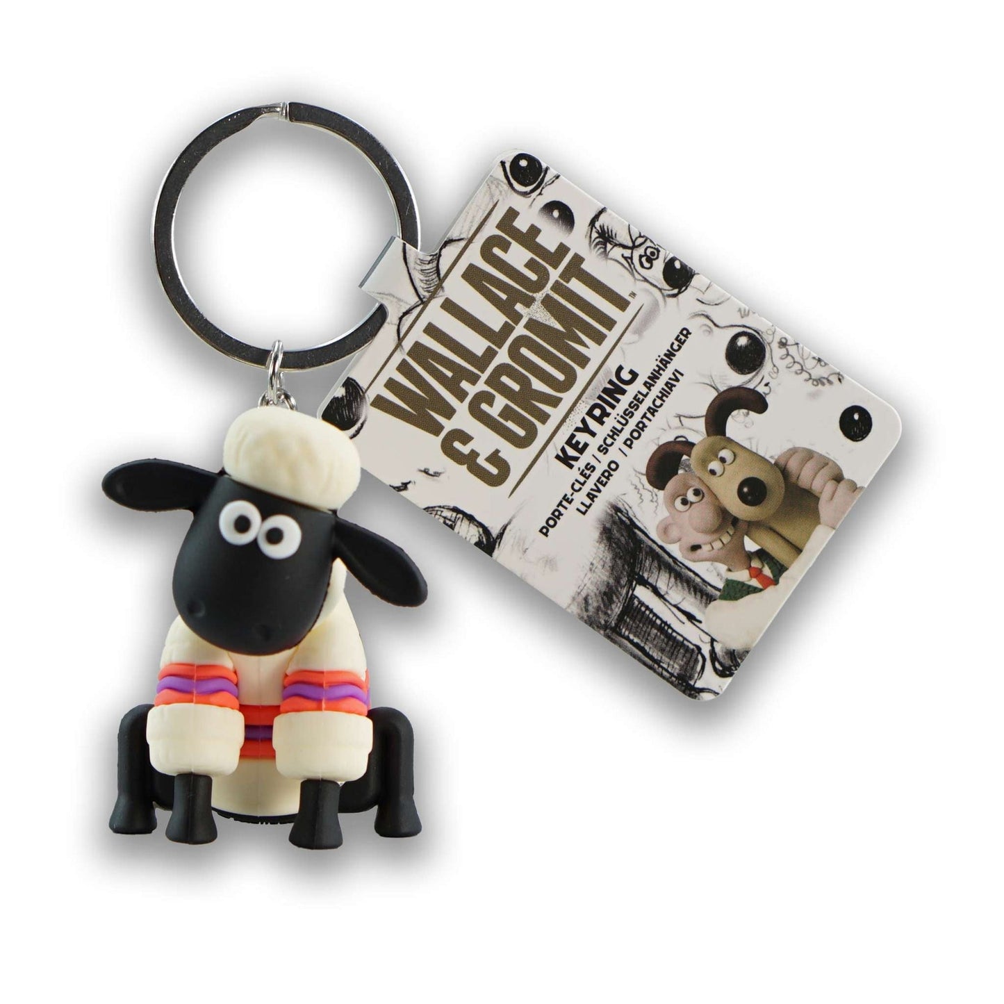 Porte-clés Wallace & Gromit - Shaun