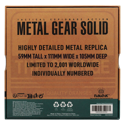 Réplique collector Metal Gear Solid - 2 Cardboard Box