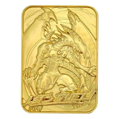 Carte métal collector Yu-Gi-Oh! - 24K Gold Plated Gandra the Dragon of Destruction