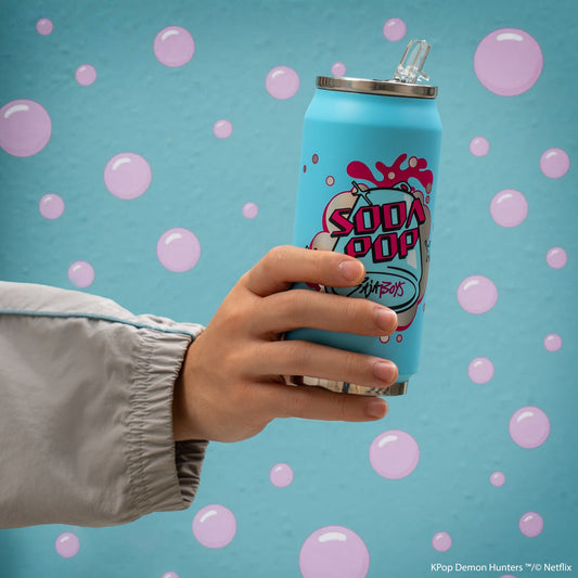 Mug Isotherme avec Paille Soda Pop