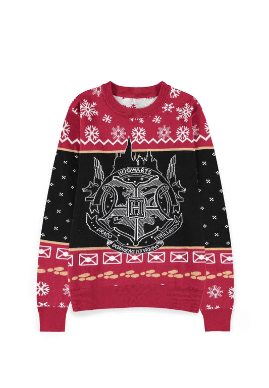 Pull de Noel Harry Potter - Blason Poudlard – vue principale