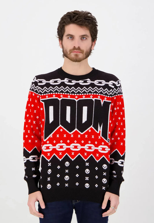 Pull de Noël Doom – vue principale