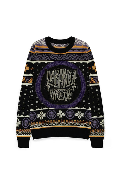Pull de Noël Black Panther – vue principale