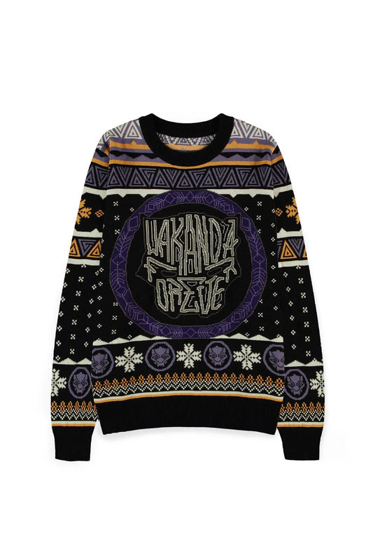 Pull de Noël Black Panther – vue principale