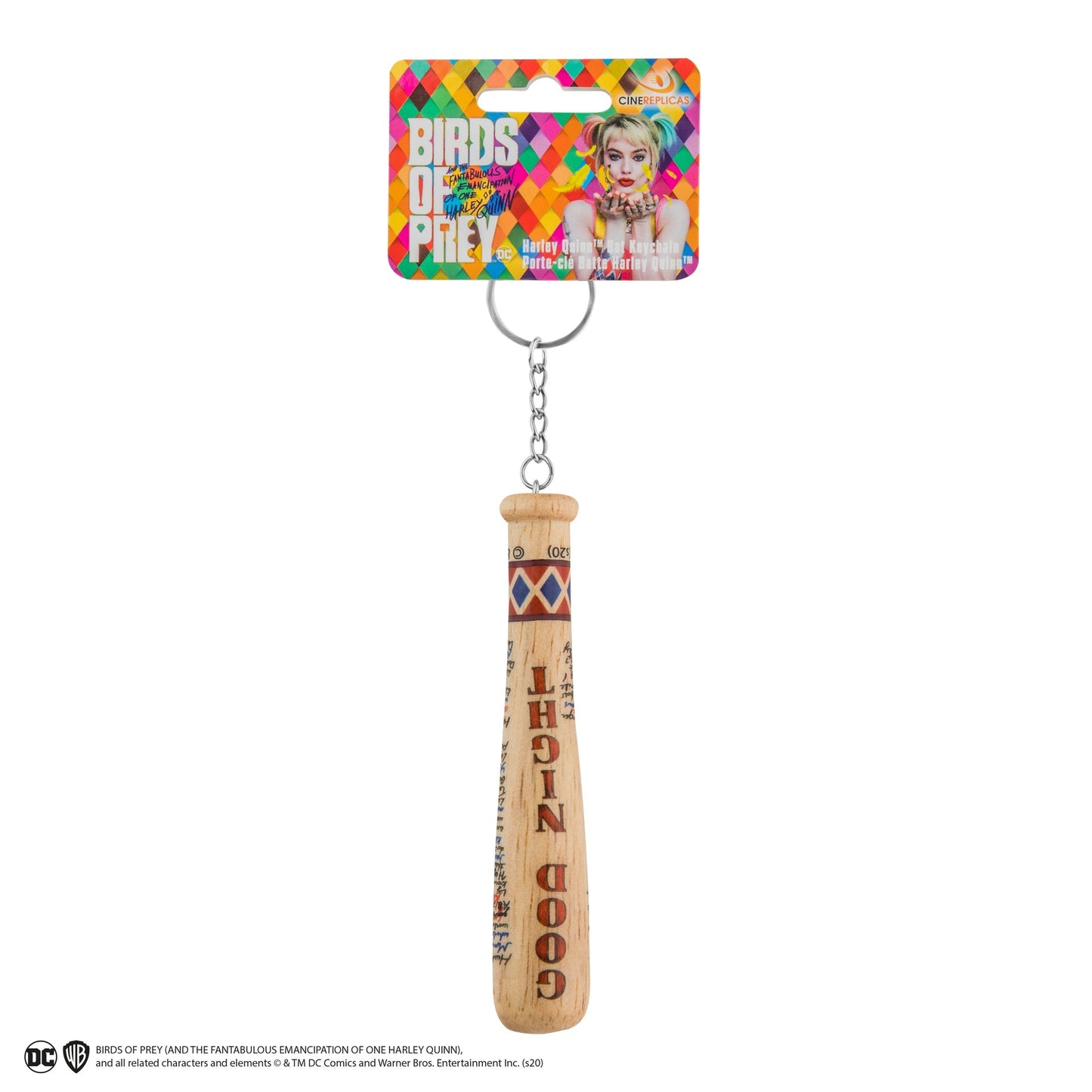 *Porte-clés batte de baseball Harley Quinn