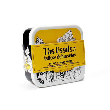 Lot de 3 boîtes à snack The Beatles - Yellow Submarine