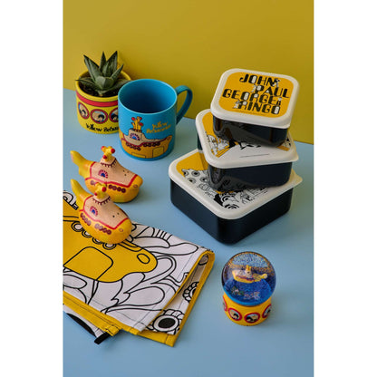Lot de 3 boîtes à snack The Beatles - Yellow Submarine