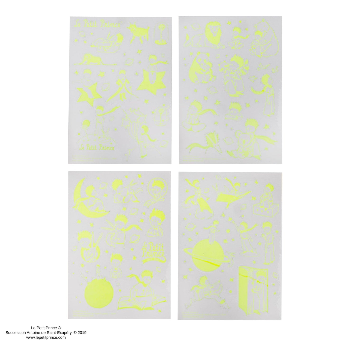 Autocollants Phosphorescent Le Petit Prince