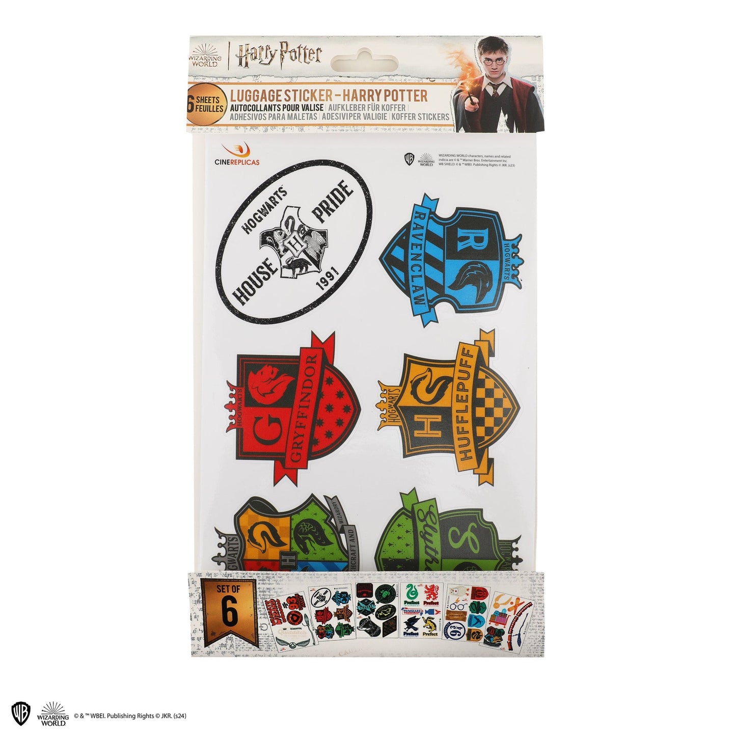 Autocollants pour bagages Harry Potter