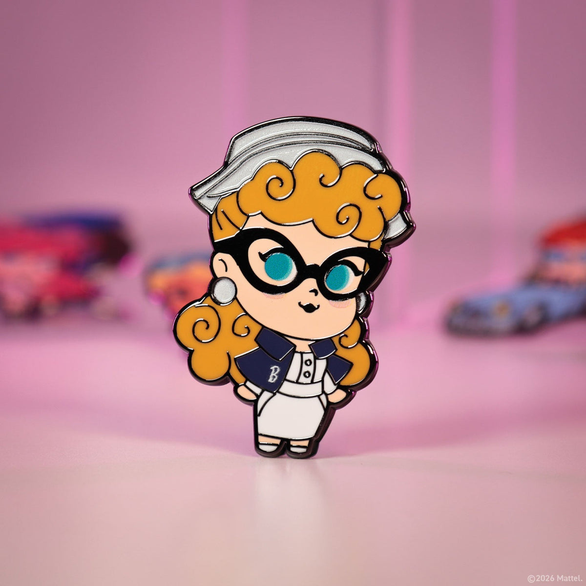 Display de 12 blind boxes Barbie - pin’s mystère - mise en situation 9