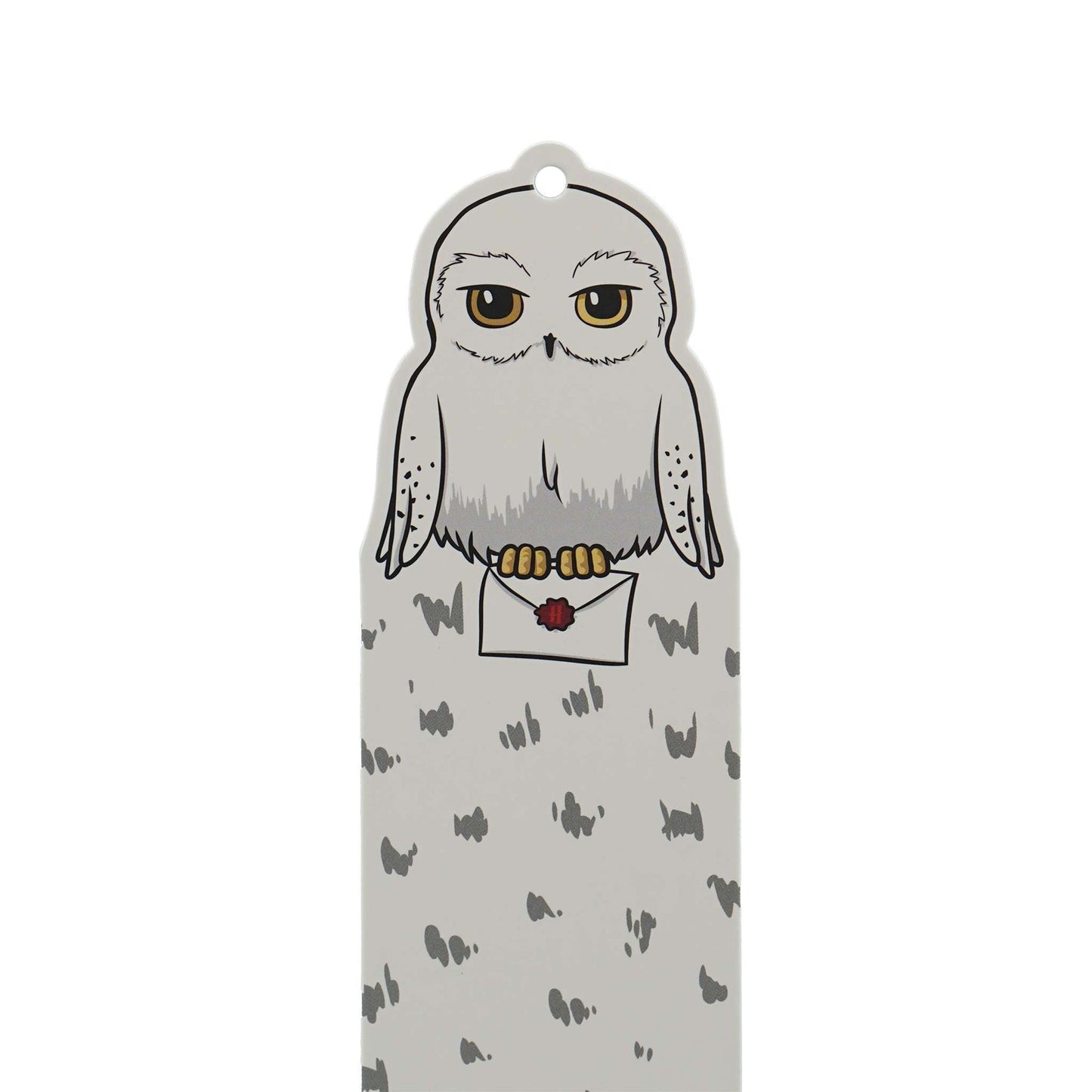 Marque-page avec breloque et pompon Harry Potter - Hedwige