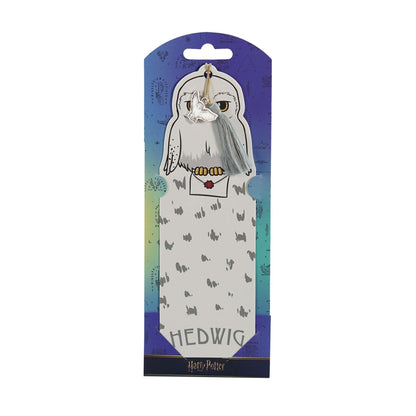 Marque-page avec breloque et pompon Harry Potter - Hedwige