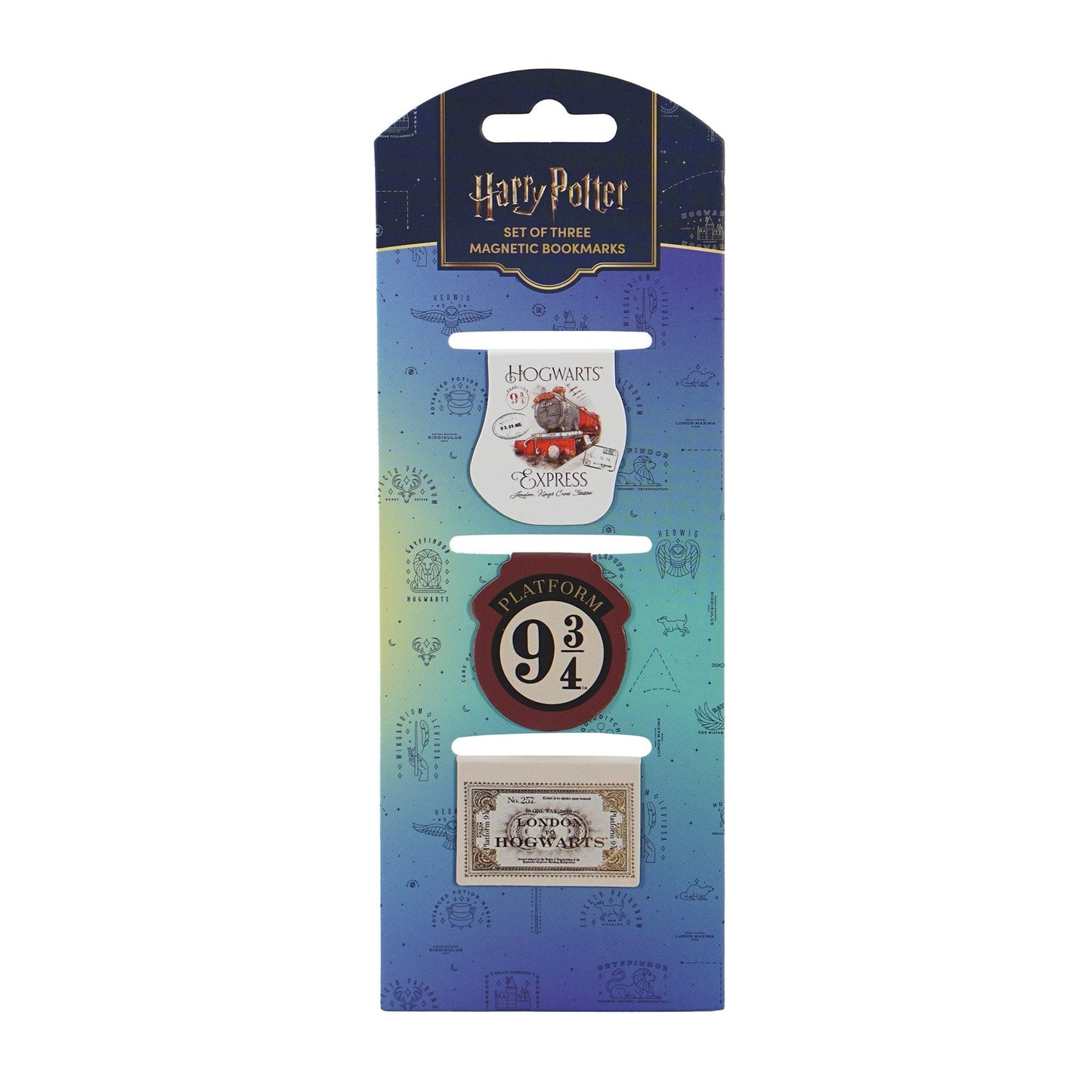 Lot de marque-pages magnétiques Harry Potter - En route pour Poudlard
