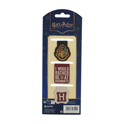 Lot de marque-pages magnétiques Harry Potter - Poudlard Houses