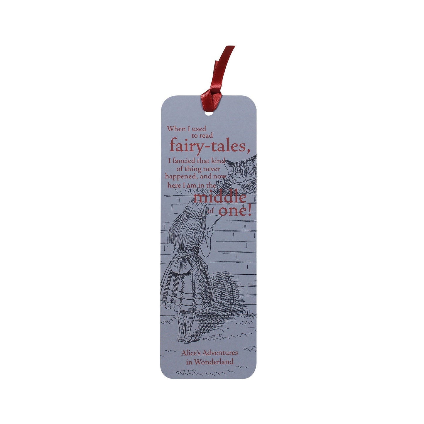 Marque-page papier Alice au pays des merveilles - Alice