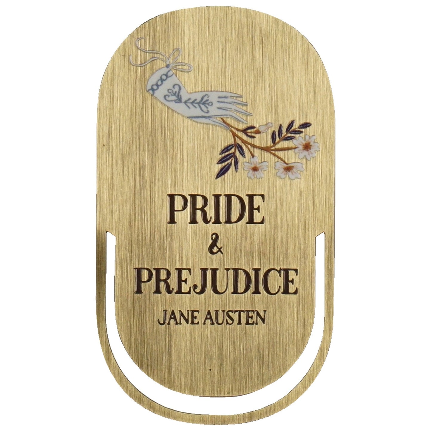 Marque-page en métal Jane Austen - Orgueil et Préjugés