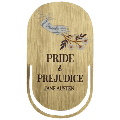 Marque-page en métal Jane Austen - Orgueil et Préjugés