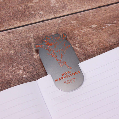 Marque-page en métal Roald Dahl - Fantastic Mr Fox
