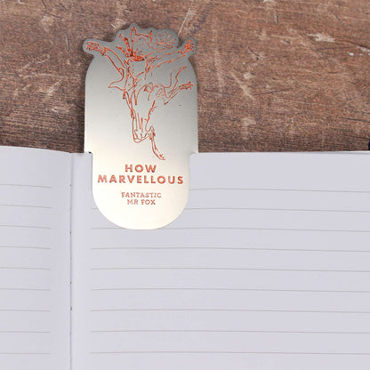 Marque-page en métal Roald Dahl - Fantastic Mr Fox