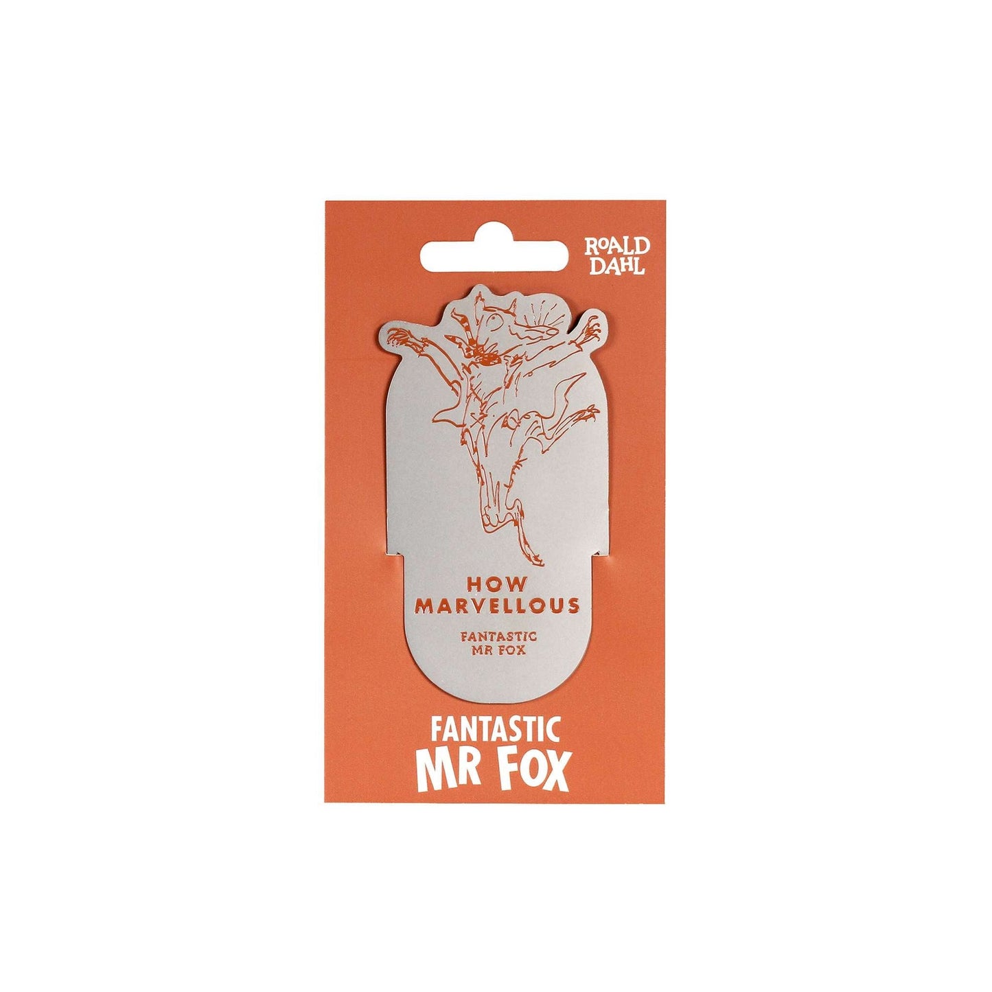 Marque-page en métal Roald Dahl - Fantastic Mr Fox