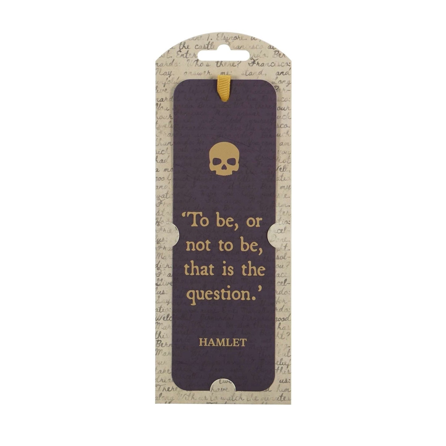 Marque-page papier Shakespeare - Hamlet