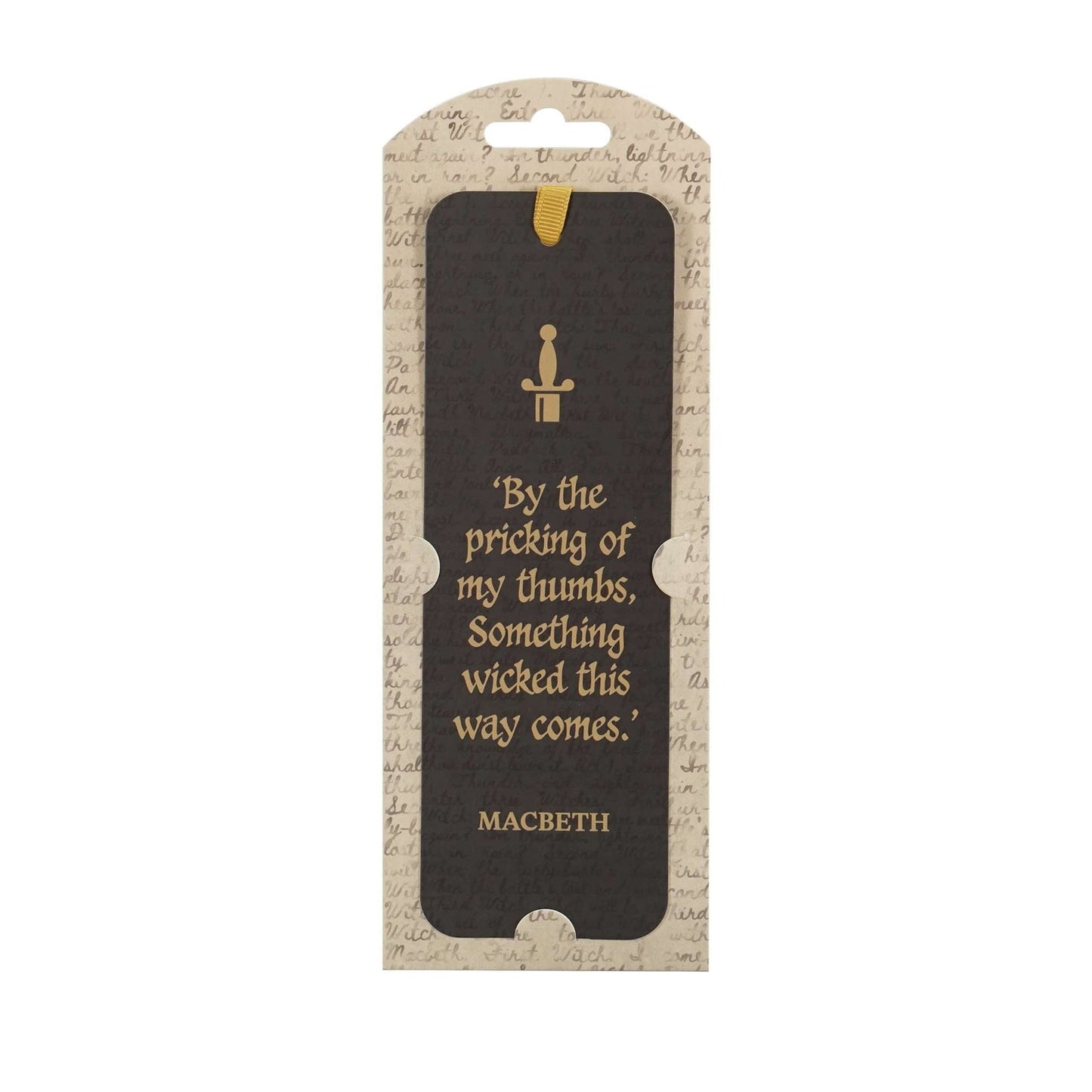 Marque-page papier Shakespeare - Macbeth