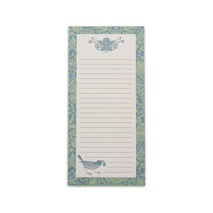Bloc-notes Strawberry Thief Sage William Morris