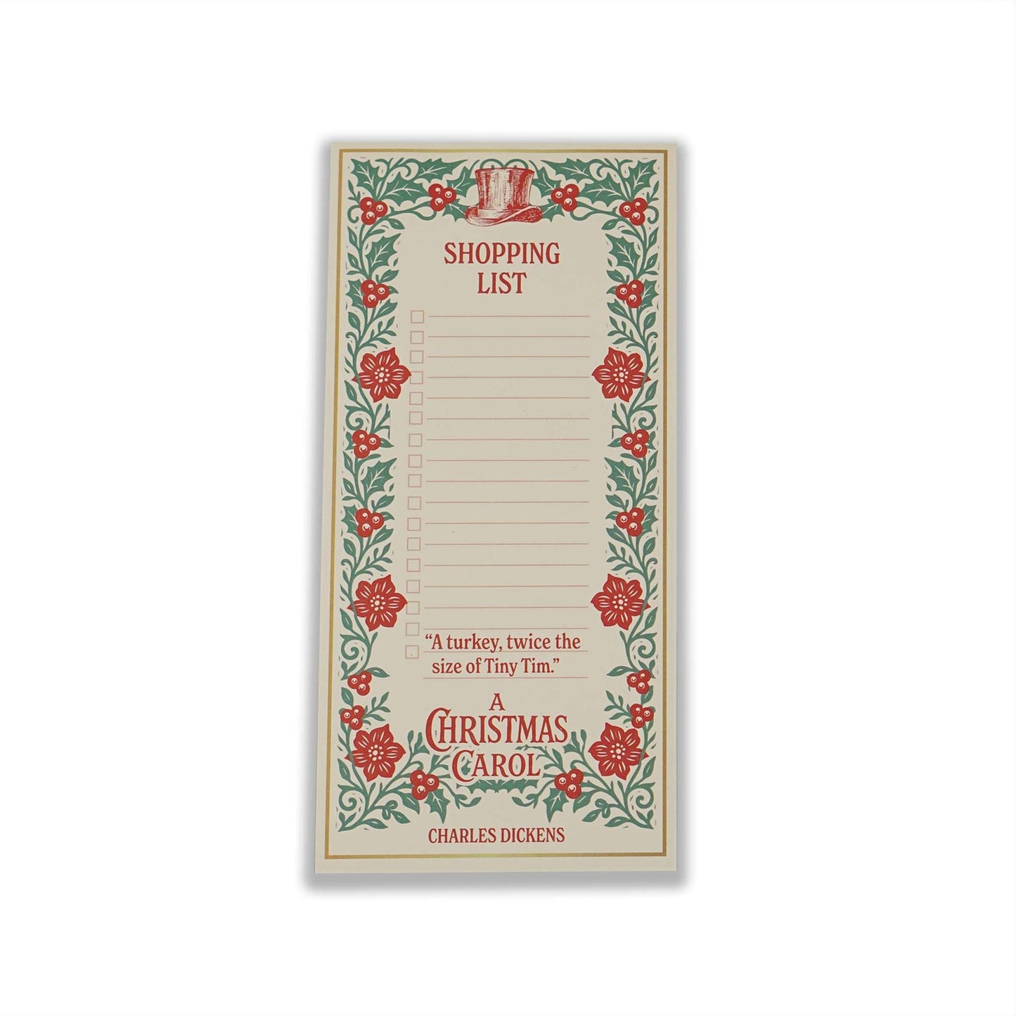 Bloc-notes aimanté Un chant de Noël