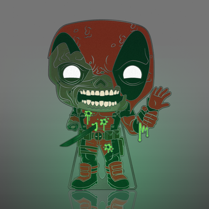 Deadpool Zombie (Gitd)- Pop! Pine