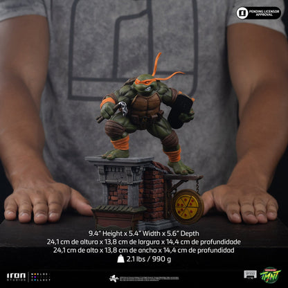 Statue Michelangelo Entfesselt - Teenage Mutant Ninja Turtles - Art Scale 1/10