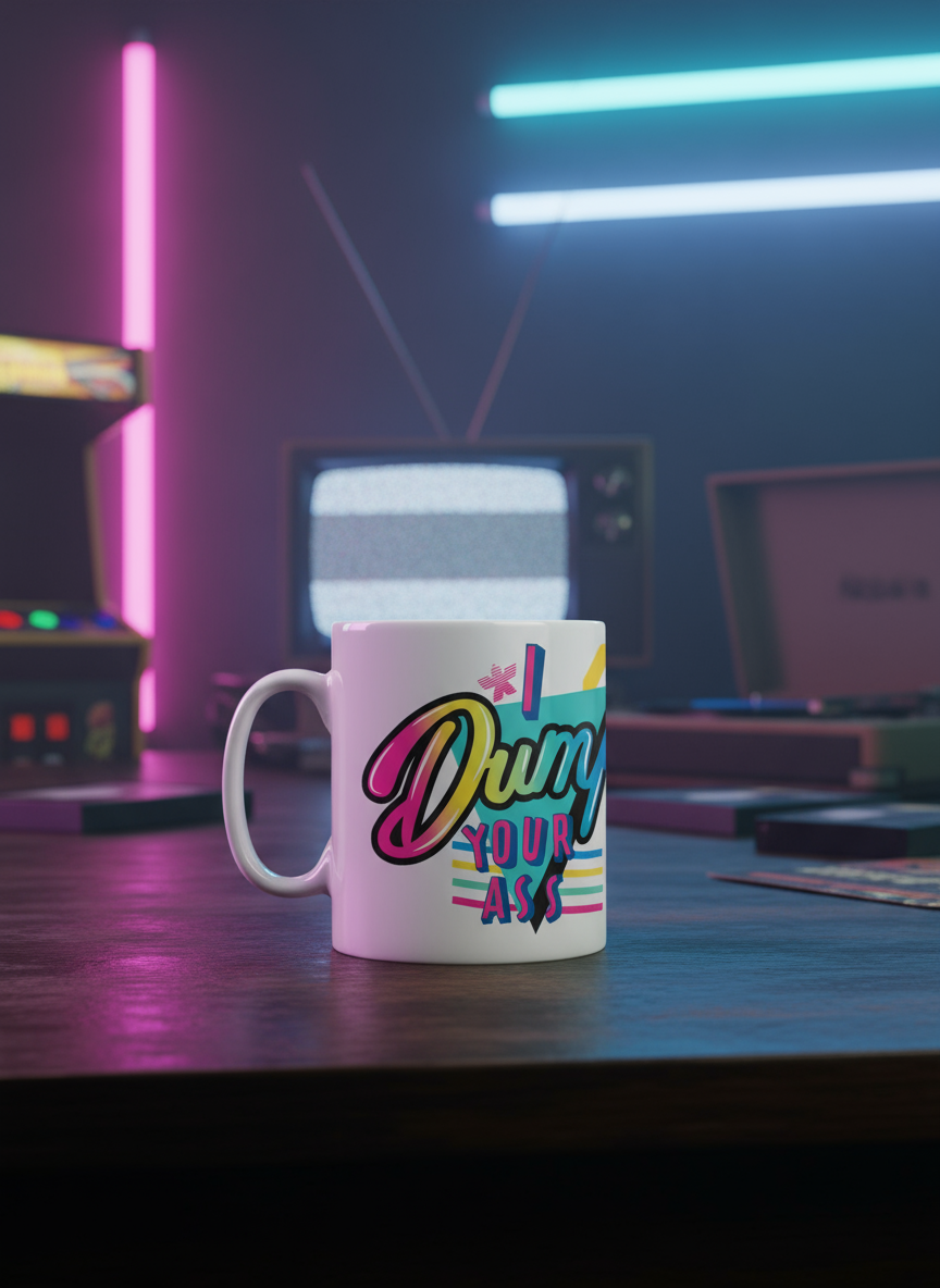 Mugg Stranger Things - I Dumb Your Ass