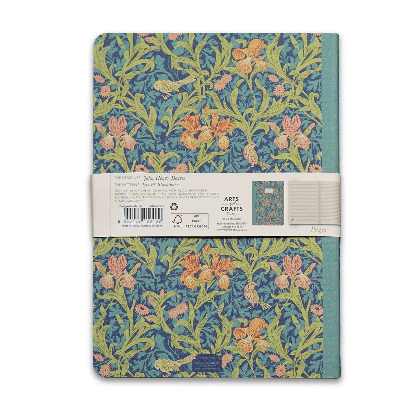 Lot de 2 carnets A5 - Blackthorn / Iris