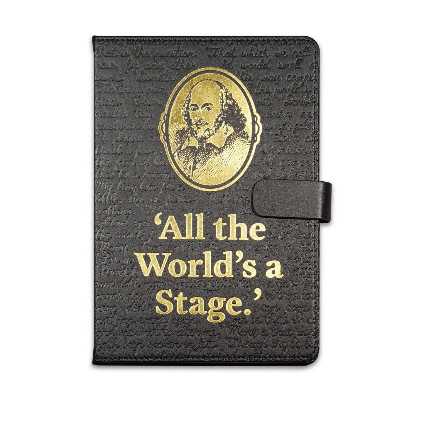 Carnet A5 souple Shakespeare - Le monde est une scène