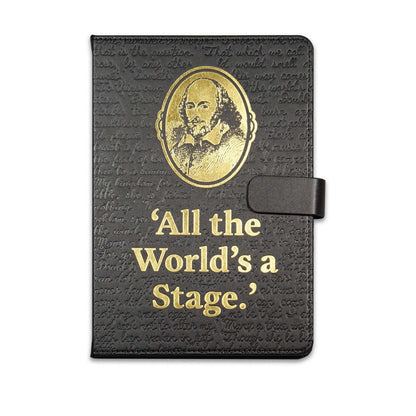 Carnet A5 souple Shakespeare - Le monde est une scène