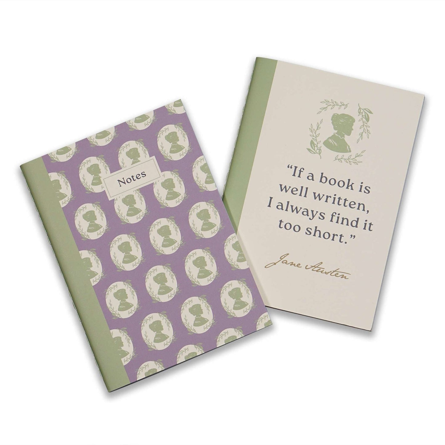 Ensemble de 2 carnets A6 Jane Austen