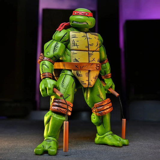 teenage mutant ninja turtles mirage comics 7 scale action figures michelangelo neca