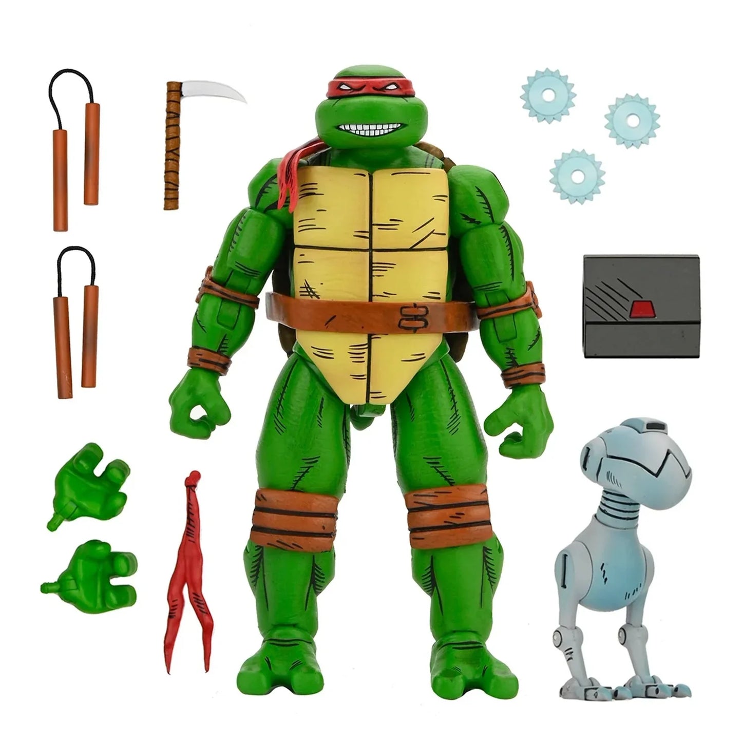 teenage mutant ninja turtles mirage comics 7 scale action figures michelangelo neca